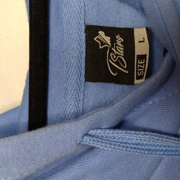 T Stars Large "Faith Over Fear", hoodie, NWOT, front pocket - Picture 3 of 5